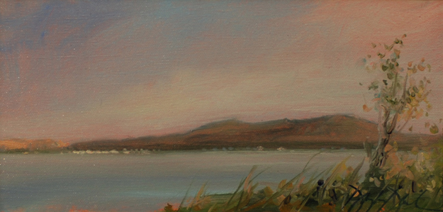 QUIET SUNRISE ON GLEN LAKE, #1962