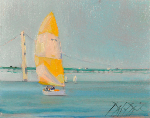 COMING INTO MACKINAC, #2635